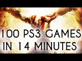 100 PS3 Games in 14 Minutes