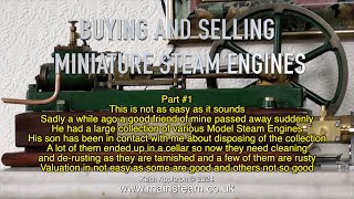 Thumbnail for BUYING AND SELLING MINIATURE STEAM ENGINES - PART #1