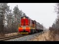ЧМЭ3-3808 с поездом №6706 Тумская-Владимир