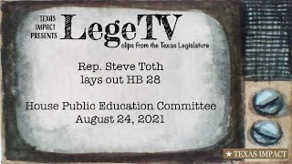 Rep. Steve Toth lays out HB 28