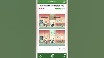 Find all the differences 🤔 brain over level 159 🤔 #gaming #shorts #ytshorts #puzzle
