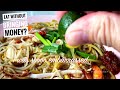 EATING AT SINGAPORE HAWKER WITHOUT MONEY