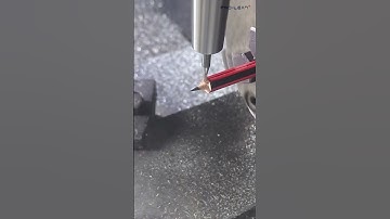 CNC milling to sharpen a pencil