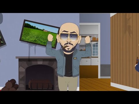 Andrew Tate caught in south park