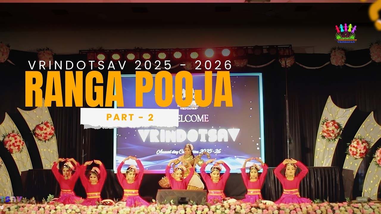 VRINDOTSAV 2025–2026 | Ranga Pooja Part 2 | Annual Day Cultural Dance | Sai Vrindavan Primary School