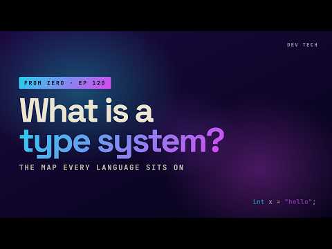 What is a type system? The thing that catches bugs before you run the code.