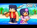 Aphmau and aaron stranded on an island