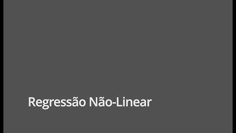 26. Introdução à Regressão Não-Linear