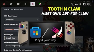 Deze app HEB je NODIG op je MSI Claw 8 AI+ | Tooth N Claw ontgrendelt echte OLED-kleuren en direc...