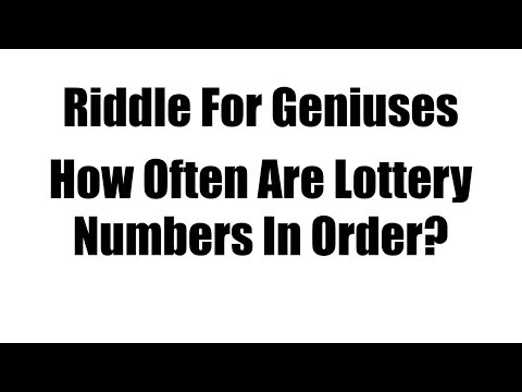 How Often Are Lottery Numbers In Increasing Or Decreasing Order? The Math Explained