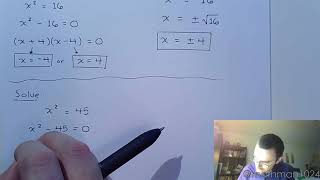 Square Root Property - Part 1