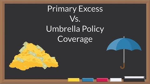 Primary Excess Vs Umbrella Policy Coverage (Liability Insurance)