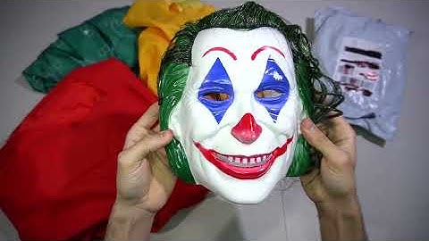 Unboxing Joker Costume (Suit, Masks)