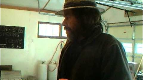 SIMON LEACH POTTERY - Studio set up at Mt. Etna !!