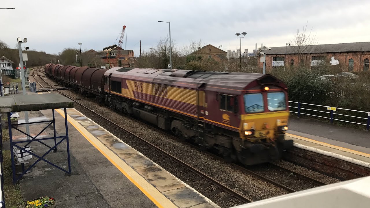 66158 DB cargo 6E10 Wolverhampton Steel Term to Immingham Sorting Sidings 