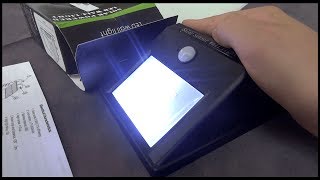 Solar Powered Outdoor Motion Sensor