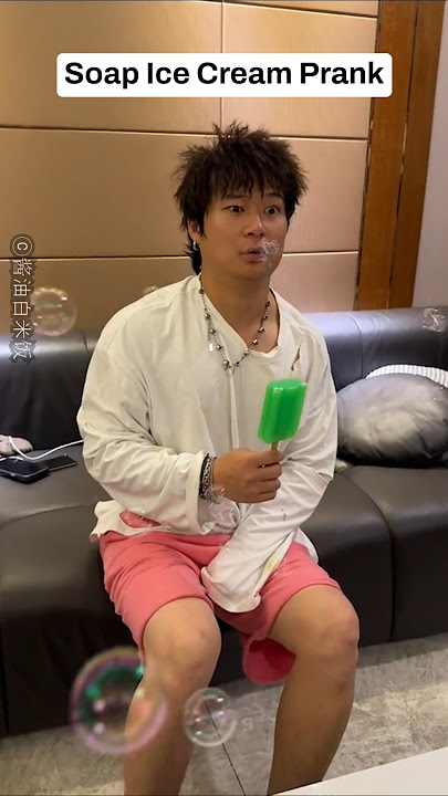 Soap Ice Cream Prank
