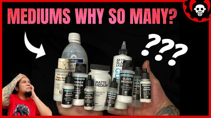 Acrylic Painting Mediums | All About Mediums for Miniature Painting