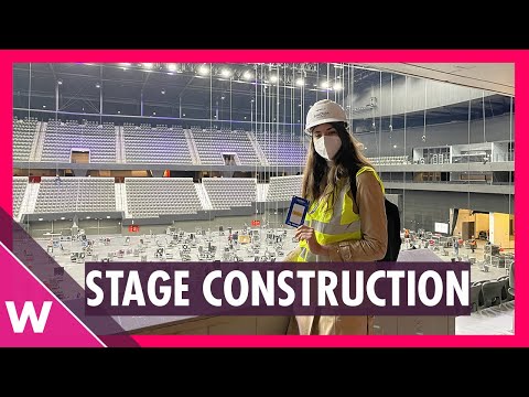 Eurovision 2021 stage construction: We tour Rotterdam Ahoy during load-in