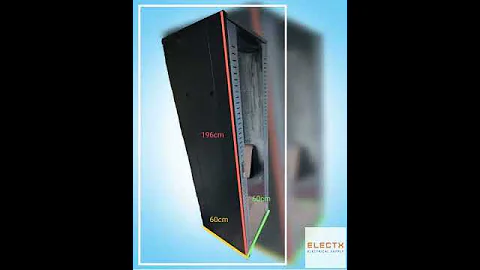 Grippes Data Cabinet 42U, Server Rack 42U 60cm x 60cm x 196cm