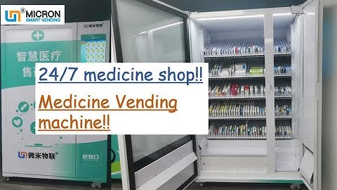 OEM medical drug vending machine with remote monitoring system