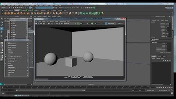 Maya 2016 Mental Ray Global Illumination 1