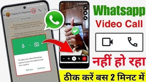 whatsapp video call connecting problem 2025 | whatsapp video call connecting problem only one number