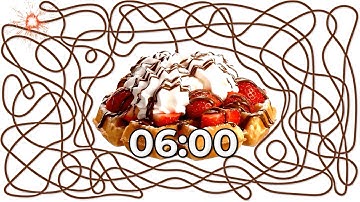 6 Minute Timer Waffles + Strawberries 🍓🧇 | BOOM! 💥