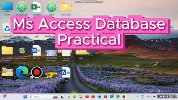 Ms Access Database Practical Exam: Episode 19 | Records Database
