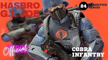 Hasbro GI Joe Classified Series Cobra Infantry Review + Comparison w/ Cobra Trooper