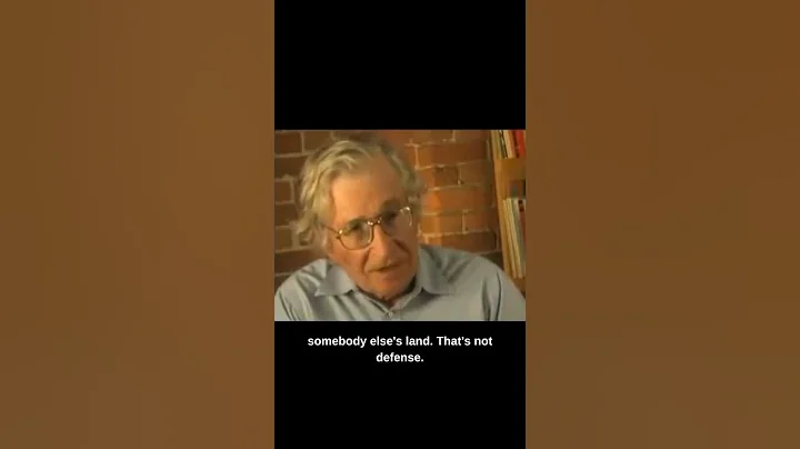 Noam Chomsky on Israel's right to defend itself.