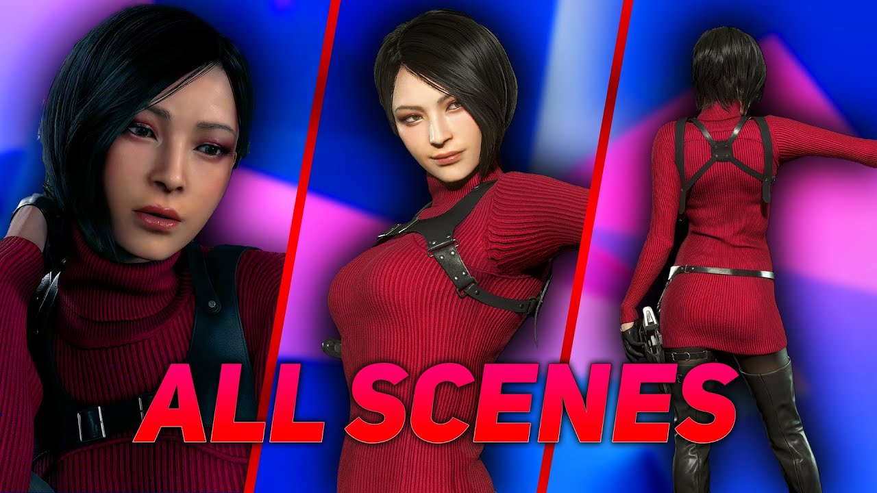 Resident Evil 4 Remake - Separate Ways DLC - All Ada Wong Cutscenes (HD  Project & Remake) 