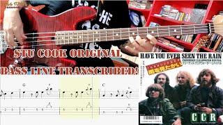 Creedence Clearwater Revival - Have you ever seen the rain BASS COVER (with Tabs and Sheet) Resimi