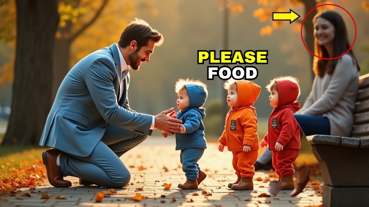 Sterile millionaire weeps over childlessness—until he sees a mother with triplet babies beggin