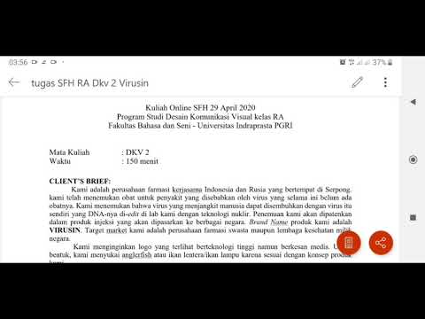 kuliah online dkv 2 desain logo virusin kelas ra - youtube