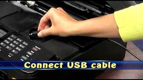 How to Connect USB Cable to Brother MFC J5920DW Printer