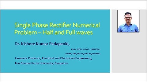 Single Phase Rectifier Problems