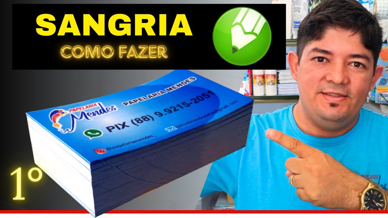 [CARTÃO DE VISITA PERFEITO] 1ª PARTE COMO FAZER SANGRIA E MARGEM DE SEGURANÇA NO COREL DRAW