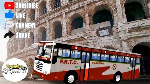 prtc bus mod bussid / prtc bus livery download / prtc bus / prtc bus horn download #prtc #hornet