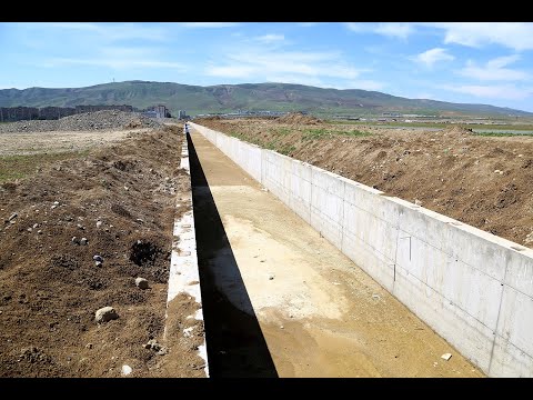 რუსთავში ღვარცოფსაწინააღმდეგო სანიაღვრე არხების მოწყობა მიმდინარეობს