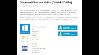 How to download windows 10 pro iso file ...