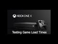 Xbox One X SSD Game Speed Comparison