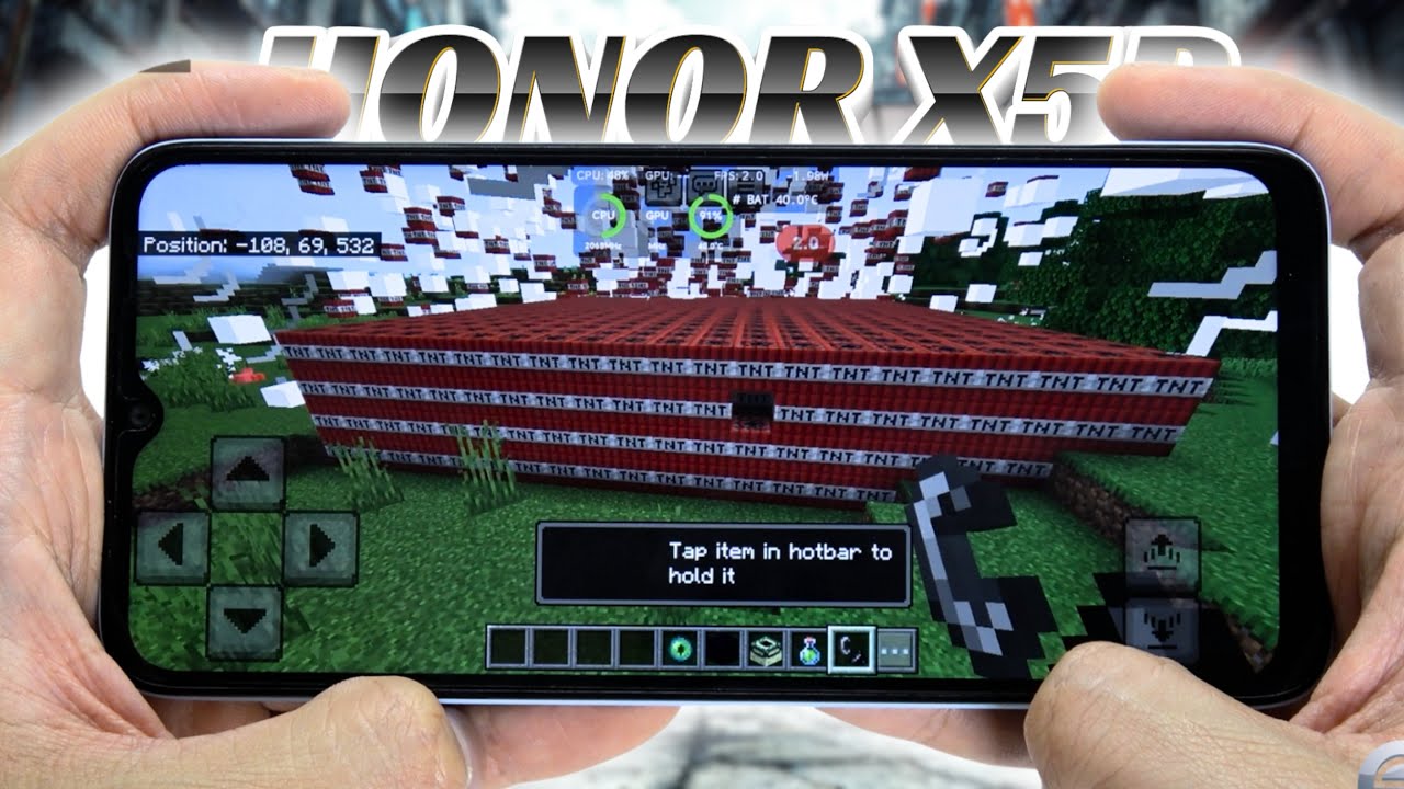 Honor X5b test game MineCraft | Helio G36