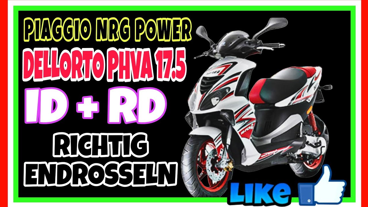 NRG POWER Dellorto 17.5 PHVA ID+RD Richtig Endrosseln