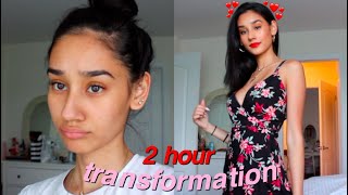 2 HOUR summer party transformation //grwm