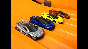 Mclaren P1 RACE & REVIEW (All Colors) - Hot Wheels
