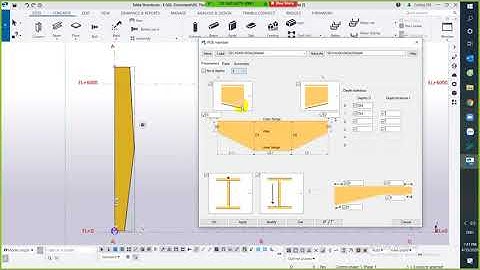 [Tekla Structures 2020 - PEB] Bài 2 Tạo và chỉnh sửa cột tổ hợp khung chính