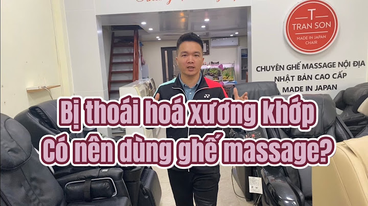 Máy massage cho người già bị thoái hóa cột sống