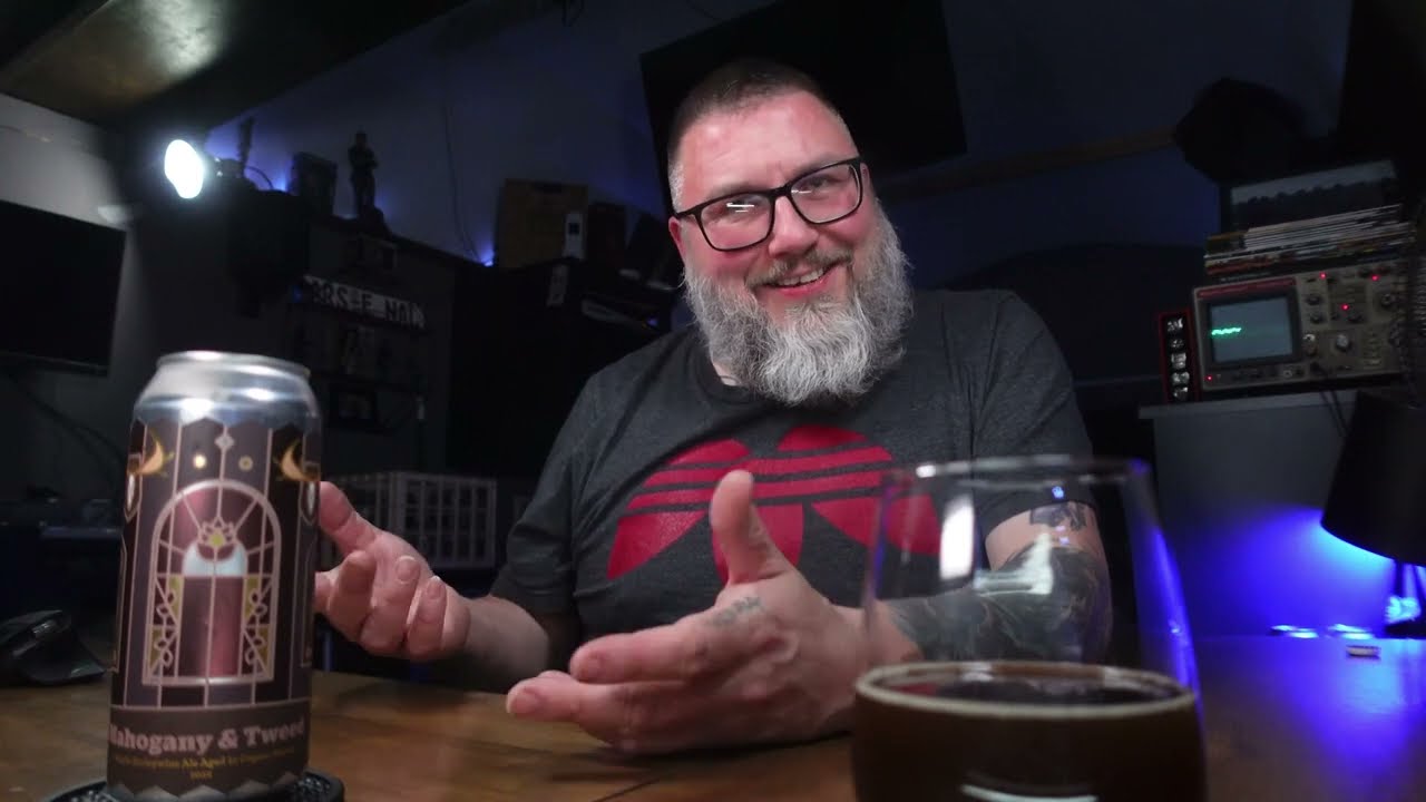 Massive Beer Review 4238 Burlington Beer 2022 Mahogany & Tweed Maple Cognac Barrel Aged Barleywine