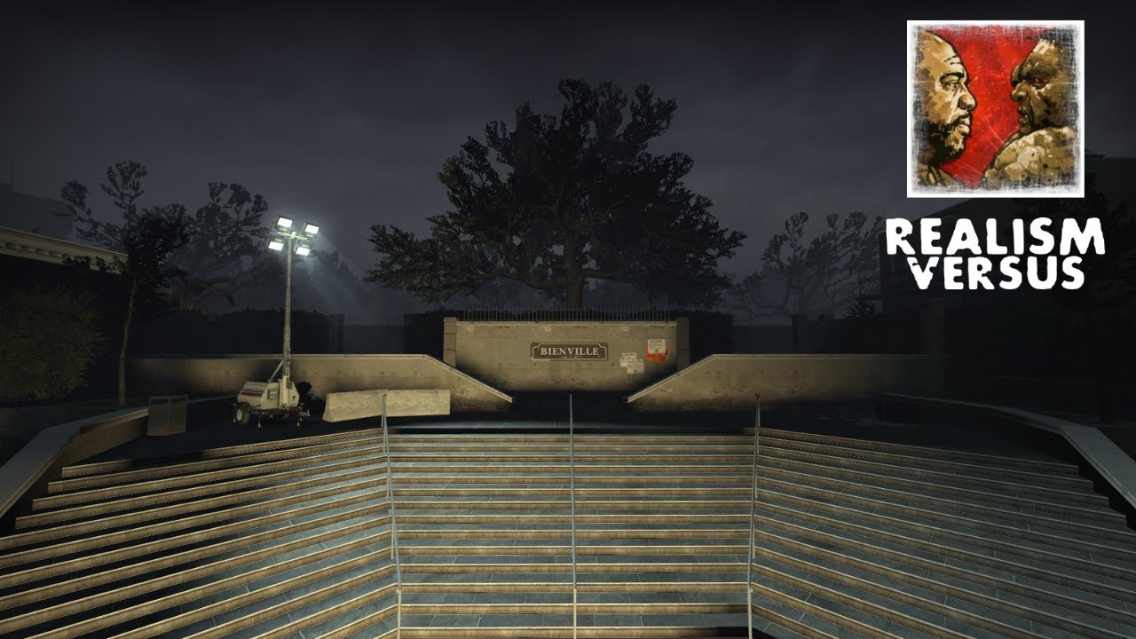 LEFT 4 DEAD 2 - THE DARK PARISH - REALISM VERSUS